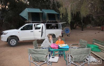 bivouac au botswana safari en famille